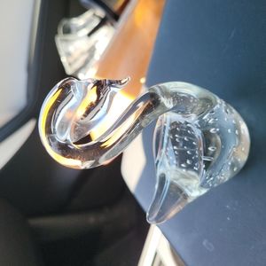 Vintage Murano Controlled Bubble Glass Swan